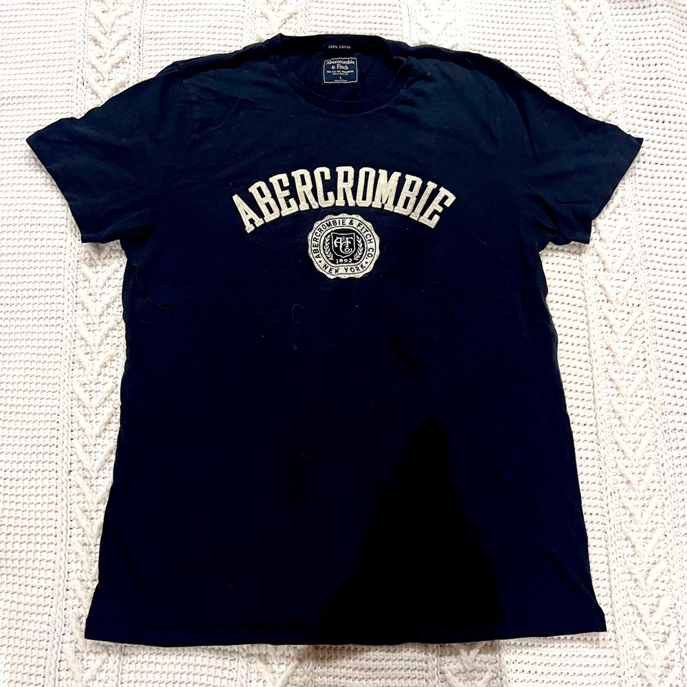 Dark blue Abercrombie and fitch t shirt